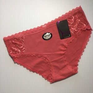 Sofra Pink Salmon Panties Underwear - Size Small